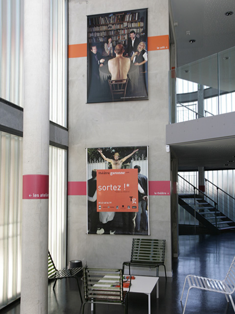 Théâtre Garonne Signalétique 2007